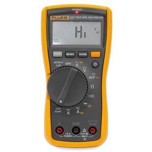 Fluke 117 (2583647) &mdash; Цифровий мультиметр True RMS на 5999 відліків, 600 В/10 А 1-35925 фото