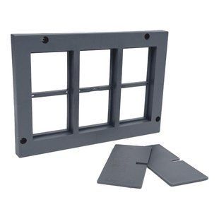 Kopos PP 80/45/6_LB &mdash; Рамка для 6-ти модульних приладів QUADRO KOPOBOX 80 1-18348 фото