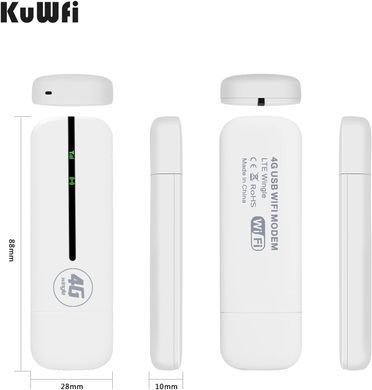 KuWFi &lrm;UF928-U8 &mdash; Модем 4G USB Wi-Fi 802.11b (Б/В) 9-12513 фото