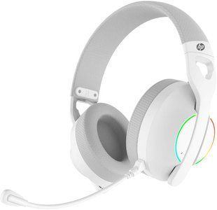 HP DHE-8003UWT &mdash; Гарнітура HP DHE-8003U Gaming, Sound 7.1, USB, RGB, кабель 2м, White 1-60663 фото