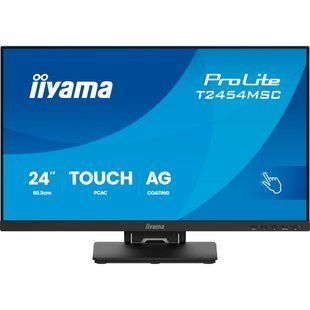 Iiyama T2454MSC-B3AG &mdash; 23.8" 16:9 IPS сенсорний РК монітор, 1920х1080, 83 Гц, 300 кд/м2, проекційно-ємністная технологія, 1-75447 фото