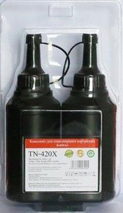 Pantum TN-420X &mdash; Комплект для заправки картриджів TL-420H, TL-420X M7100, P3010/3300 (2 тонери + чіп) 1-53836 фото