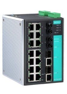 Moxa EDS-518A-MM-ST &mdash; Коммутатор промышленный управляемый L2 Fast Ethernet IP30 672036 фото