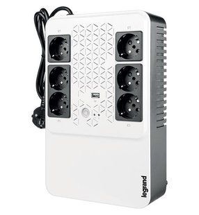 Источник бесперебойного питания Legrand 310082 &mdash; ИБП KEOR MULTIPLUG 800 ВА/480Вт (4+2)хSchuko 692911 фото
