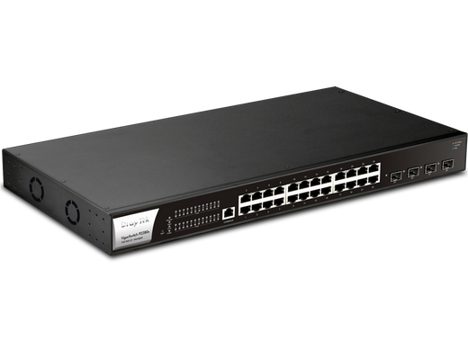 Мережевий комутатор DrayTek VigorSwitch P2280x &mdash; Комутатор керований L2+ 24xGbE 4xSFP+ 128 Гбіт з PoE 705851 фото