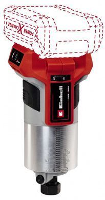Einhell 4350410 &mdash; Фрезер Einhell TP-RO 18 Set Li BL - Solo аккум., PXC, 18В, 6/8 мм, 10000-30000 об/мин 1-73293 фото
