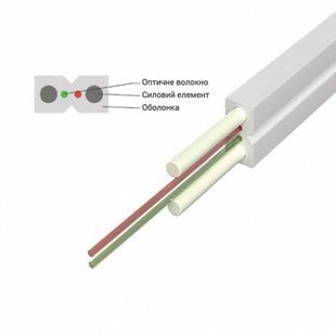 CMS CMS-DROP-DF02E9B &mdash; Оптичний кабель абонентського доступу FTTH 1-11729 фото