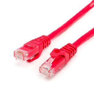 Патч-корд UTP Atcom RJ45, Cat.6, медь, 2 м, красный 13486 фото