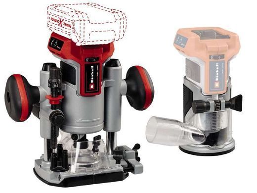 Einhell 4350410 &mdash; Фрезер Einhell TP-RO 18 Set Li BL - Solo аккум., PXC, 18В, 6/8 мм, 10000-30000 об/мин 1-73293 фото