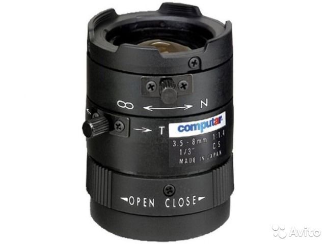 Объектив вариофокальный 2X 3.5-8мм F1.4 для 1/3 камер Hikvision T2Z3514CS 661487 фото