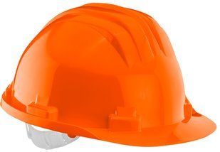 Neo Tools 97-205 &mdash; Каска защитная, пластик полипропилен HDPE, пряжка для регулировки, оранжевый 1-71245 фото