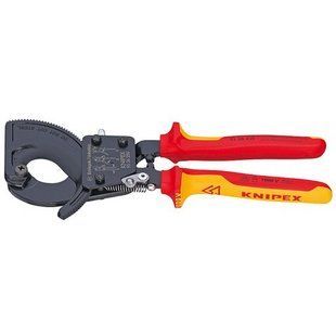 Knipex 95 36 250 &mdash; Ножницы изолированные для резки кабелей (трещотка) &Oslash; 32 мм/240 мм&sup2; 1-35130 фото