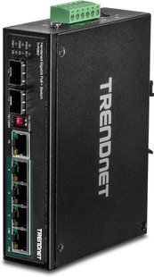Мережевий комутатор Trendnet TI-PG62 &mdash; Комутатор некерований 5 х GbE 1 х SFP PoE 120 Вт (Б/В) 9-12369 фото