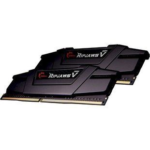G.SKILL F4-3200C16D-16GVKB &mdash; модуль памяти Ripjaws V Classic Black DDR4 3200MHz 16GB Kit 2x8GB 462097 фото