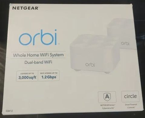 Роутер Netgear Orbi RBR10 &mdash; Wi-Fi Mesh роутер 802.11ac (2 шт.) (Витрина) 9-13797 фото