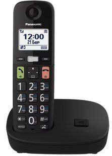 Panasonic KX-TGU110UAB &mdash; Радиотелефон DECT, 1.8" монохромный дисплей, черный 1-57205 фото