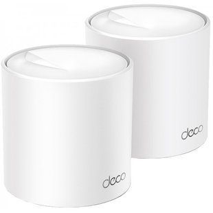 Роутер TP-Link Deco X50 2 Pack (DECO-X50-2-PACK) &mdash; Wi-Fi Mesh система 802.11ax (Wi-Fi 6) 2.4/5 ГГц, 2 устройства (Витрина) 9-15059 фото