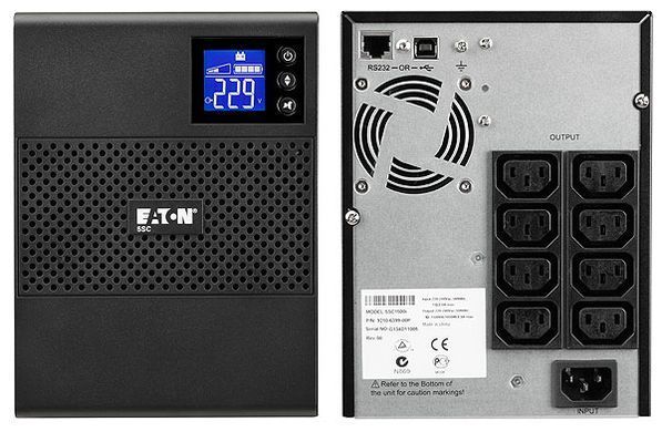 Джерело безперебійного живлення Eaton 5SC1000I &mdash; ДБЖ 1000 ВА/700 Вт лінійно-інтерактивне 658901 фото
