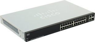 Мережевий комутатор Cisco SG220-26P-K9-EU &mdash; Комутатор Smart Gigabit Ethernet PoE 654667 фото