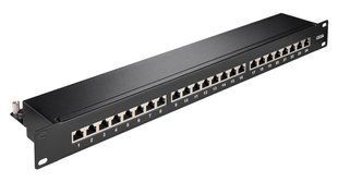 &lrm;Goobay 90854 &mdash; Патч-панель CAT 6A, STP, 24 порта, 19" rack mount 1U (БУ) 9-14868 фото