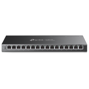 Мережевий комутатор TP-Link TL-SG116P &mdash; Комутатор некерований, 16хGE (PoE+ 120W) 1-46642 фото