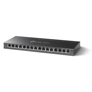 Мережевий комутатор TP-Link TL-SG116P &mdash; Комутатор некерований, 16хGE (PoE+ 120W) 1-46642 фото
