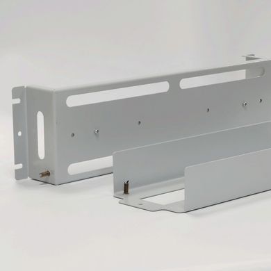 CMS UA-ASU3UXG &mdash; Панель 19" 3U с DIN-рейкой, для 24-х автоматических выключателей, серая 1-43872 фото