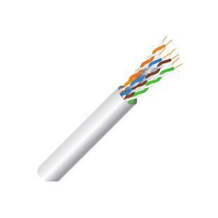 FinMark UTP CAT5e 4P 24AWG 100м внутрішній &mdash; Кабель вита пара UTP, Cat 5e, 4п, 24 AWG, Cu, ПВХ, 100 м 1-79808 фото