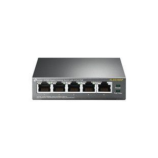 Сетевой коммутатор TP-Link TL-SG1005P &mdash; Коммутатор неуправляемый 5xGbE PoE 65 Вт (Витрина) 77-175 фото