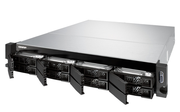 NAS сервер 8xHDD/SSD 112 ТБ 16 ГБ UDIMM DDR4 2xGbE 2xSFP+ 4xUSB 3.0 1xUSB 3.1 1xUSB 3.0 Type-C с резервным источником питания QNAP TS-877XU-RP-2600-16G 681372 фото