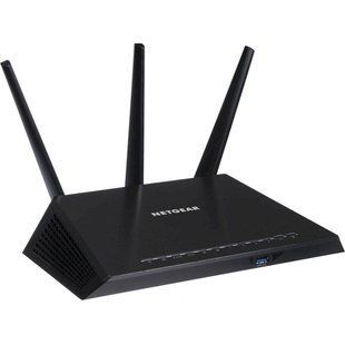 Роутер Netgear R7000-100PES &mdash; Маршрутизатор AC1900 4xGE LAN 1xGE WAN 1xUSB 3.0 1xUSB 2.0 3x зовнішніх антени (БУ) 9-13401 фото