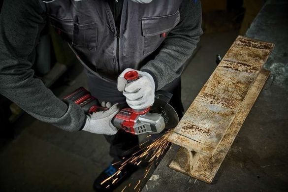 Einhell 4431155 &mdash; Шліфмашина кутова акумуляторна TP-AG 18/125 CE QLI - Solo, PXC, 125мм, 18В, 3000-10500об&bull;хв, постійні оберти, 1.7кг, без АКБ і ЗП 1-66705 фото