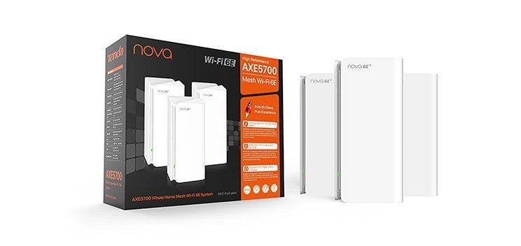 Роутер Tenda Nova MX21 Pro 3-pack &mdash; Mesh-система Wi-Fi 6E, AXE5700, 2.4/5/6 ГГц, 3хGE (БУ) 9-14245 фото