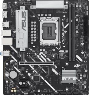 Asus Prime B860M-K &mdash; Материнская плата, micro-ATX, LGA1851, 2хDDR5, 2хM.2, AMD B860 1-54300 фото