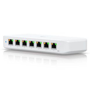 Мережевий комутатор Ubiquiti USW-ULTRA-60W &mdash; Комутатор керований, L2, 7хGbE PoE+, 1хGbE PoE++ (52 Вт) 1-56066 фото
