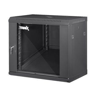 Серверный шкаф Trinix TRX-9U/600*600*503 &mdash; Коммутационный шкаф Trinix TRX-9U/600x600x503 Black 1-65772 фото