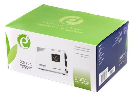 EnerGenie EG-AVR-DW2000-01 &mdash; Регулятор напруги, 230 В, 2000 ВА 1-24490 фото