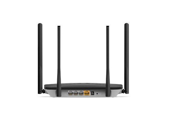 Роутер Mercusys AC12G &mdash; Маршрутизатор 802.11n 2.4/5 ГГц 300/600 Мбіт/с 3xGigabit Ethernet LAN 1xGigabit Ethernet WAN 4 зовнішні антени 702960 фото
