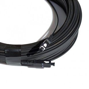 CMS UPC-250SCSC(SM)S(ON)FTTH-OD &mdash; Патч-корд оптический внешний SC/UPC-SC/UPC SM FTTH плоский 250 м Simplex 1-27587 фото
