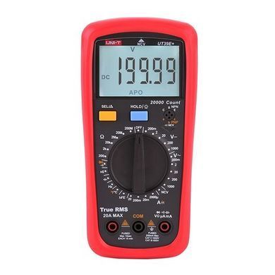 Uni-T UT39E+ &mdash; Цифровий мультиметр True RMS на 20000 відліків, 1000 В/20 А 1-35893 фото