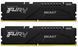 Kingston KF552C40BBK2-16 &mdash; Модуль пам'яті DDR5 5200MHz 16GB Fury Beast Black 2шт 1-16489 фото 1